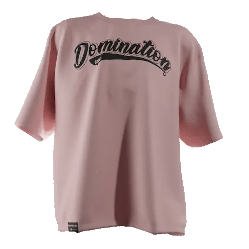 "Baseball Logo" Tee Light Pink